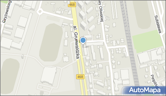 Paczkomat InPost GDA02BAPP, aleja Grunwaldzka 569, Gdańsk 80-339