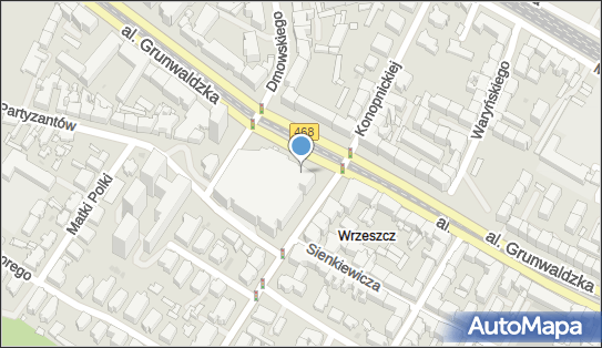 Paczkomat InPost GDA04IM, Grunwaldzka 82, Gdańsk 80-244