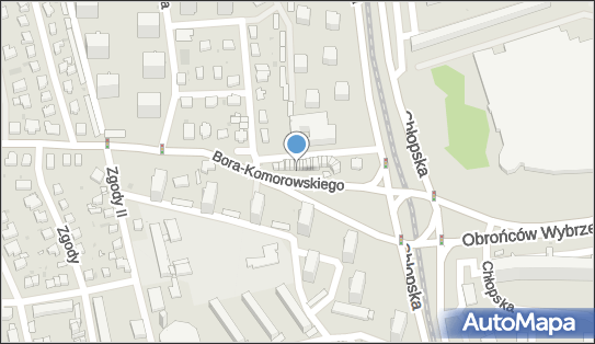 Paczkomat InPost GDA05H, Bora Komorowskiego 34, Gdańsk 80-377