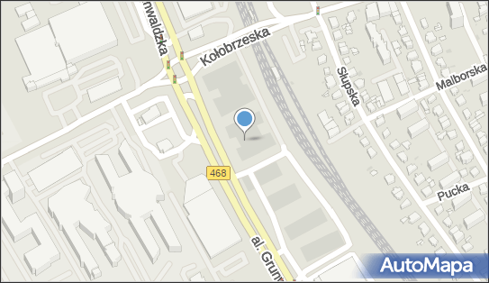Paczkomat InPost GDA07N, Grunwaldzka 413, Gdańsk 80-309