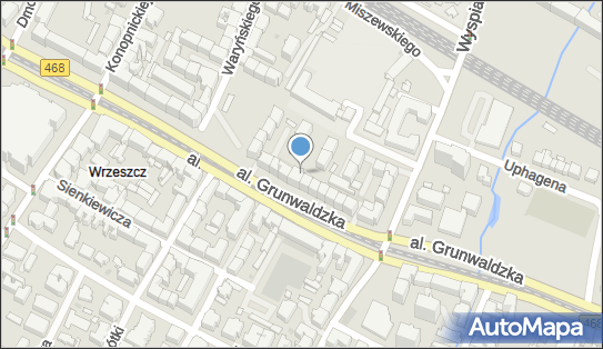 Paczkomat InPost GDA12BAPP, Grunwaldzka 43, Gdańsk 80-241