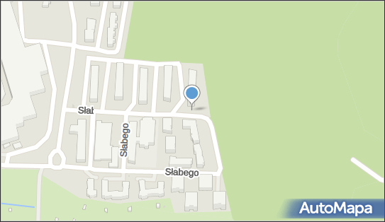 Paczkomat InPost GDA222M, majora Mieczysława Słabego 11, Gdańsk 80-298