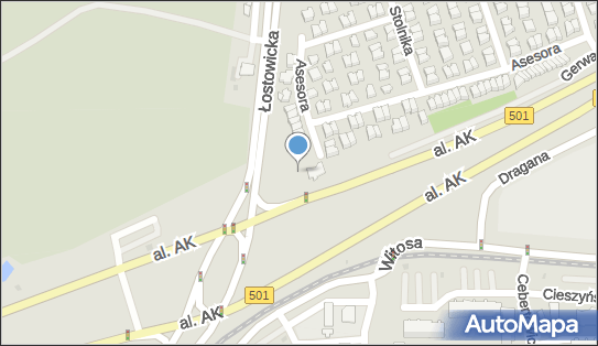 Paczkomat InPost GDA224M, Asesora 26, Gdańsk 80-119