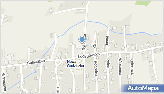 Paczkomat InPost GDS01M, Rybarska 692, Godziszka 43-376