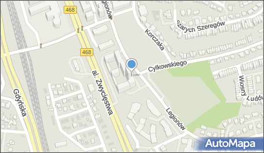 Paczkomat InPost GDY07H, Legionów 112, Gdynia 81-472