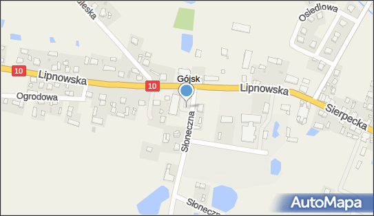 Paczkomat InPost GJS01M, Słoneczna 2A, Gójsk 09-216