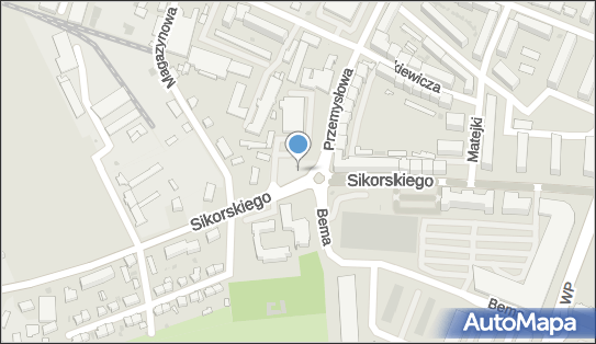 Paczkomat InPost GLO02G, Generała Władysława Sikorskiego 36 67-200