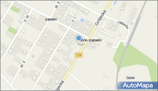 Paczkomat InPost GORI01M, Grójecka 63, Górki-Izabelin 05-640