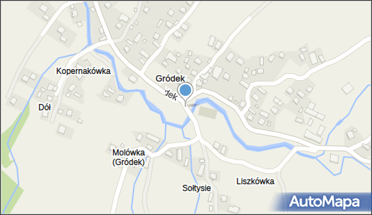 Paczkomat InPost GQE01M, Gródek 327, Gródek 33-331