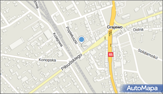 Paczkomat InPost GRA03N, Piłsudskiego 13, Grajewo 19-200