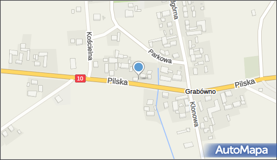 Paczkomat InPost GRAW01APP, Pilska 4, Grabówno 89-350