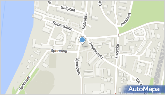 Paczkomat InPost GRF02BAPP, Rapackiego 7, Gryfino 74-100