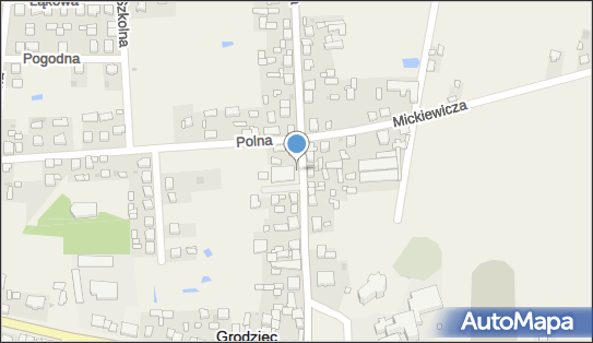 Paczkomat InPost GRI03M, Wiejska 27, Grodziec 62-580