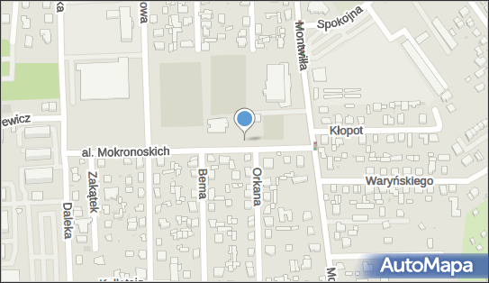 Paczkomat InPost GRM01M, al. Mokronoskich 4, Grodzisk Mazowiecki 05-825