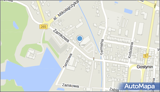 Paczkomat InPost GTN01M, Zamkowa 18A, Gostynin 09-500