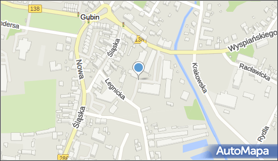 Paczkomat InPost GUB02M, Wyspiańskiego 12, Gubin 66-620