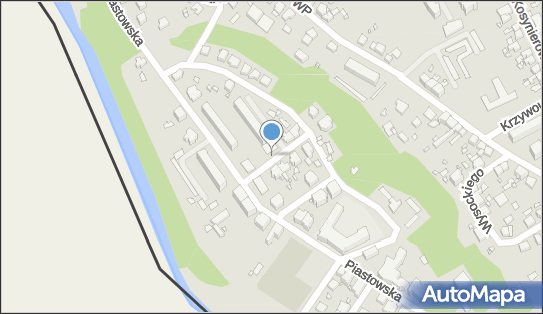 Paczkomat InPost GUB12M, Piastowska 34, Gubin 66-620