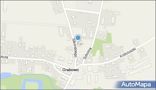 Paczkomat InPost GVX02M, Sikorskiego 4B, Grabowo 18-507