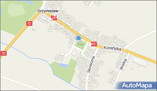 Paczkomat InPost GYS01M, Plac Wolności 1, Grzymiszew 62-740