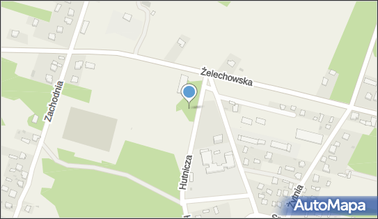 Paczkomat InPost HUD01BAPP, Hutnicza 21, Huta-Dąbrowa 21-470