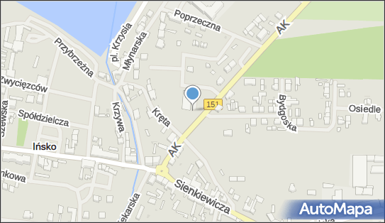 Paczkomat InPost INS02BAPP, Armii Krajowej 10, Ińsko 73-140