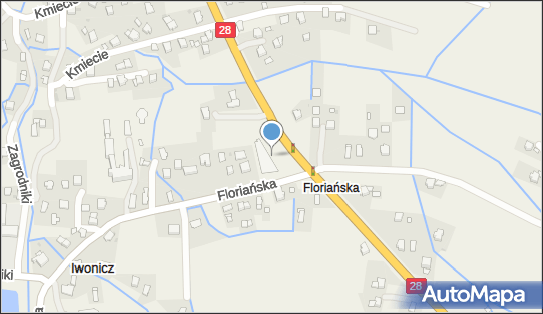 Paczkomat InPost IWN01M, Floriańska 43, Iwonicz 38-440