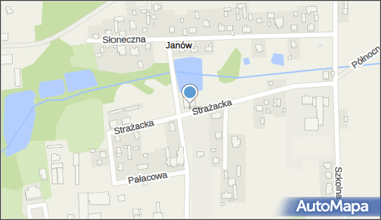 Paczkomat InPost JANX01M, Strażacka 5, Janów 05-300