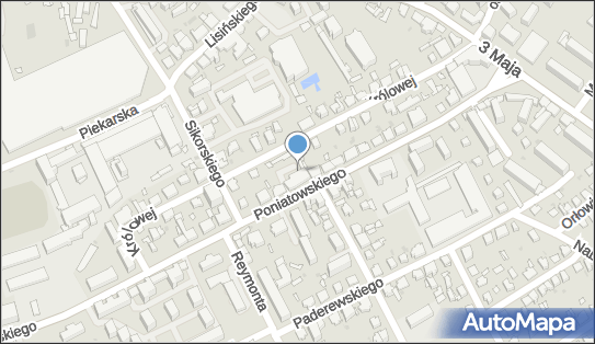 Paczkomat InPost JAR02BAPP, Poniatowskiego 24, Jarosław 37-500