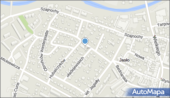 Paczkomat InPost JAS01M, Bohaterów Monte Cassino 3, Jasło 38-200