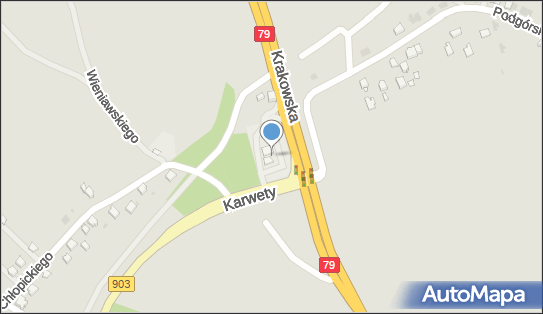 Paczkomat InPost JAW06BAPP, Krakowska 66, Jaworzno 43-600