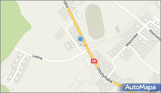 Paczkomat InPost JDB01BAPP, Olsztyńska 16, Jedwabno 12-122