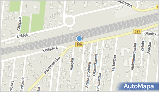 Paczkomat InPost JLK01M, Kolejowa 21, Jedlnia-Letnisko 26-630