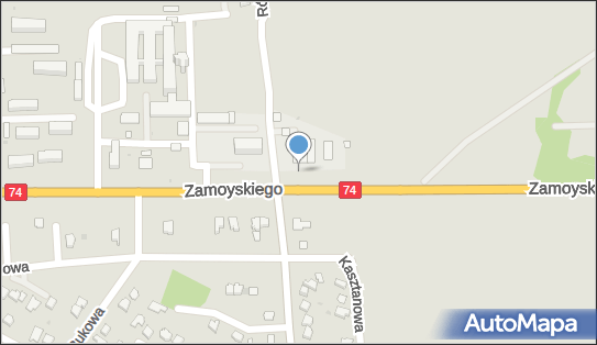 Paczkomat InPost JLU01N, Zamoyskiego 151, Janów Lubelski 23-300