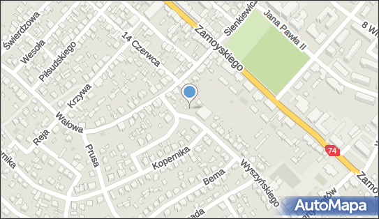 Paczkomat InPost JLU05M, Wyszyńskiego 5, Janów Lubelski 23-300