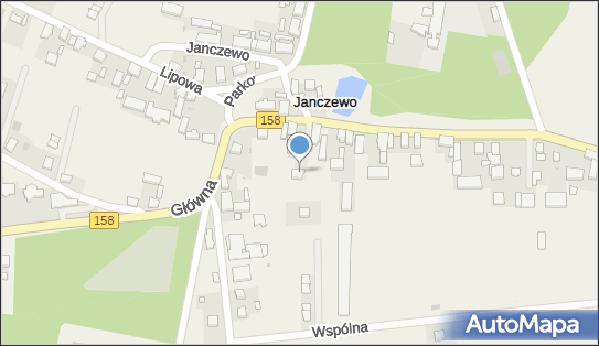 Paczkomat InPost JNC01M, Główna 45A, Janczewo 66-431