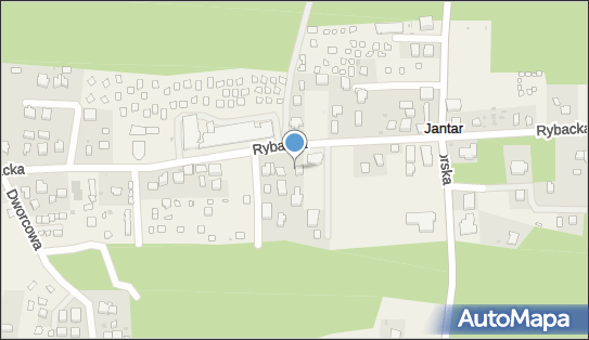 Paczkomat InPost JNT01M, Rybacka 23, Jantar 82-103