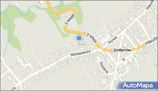 Paczkomat InPost JRN05M, Mickiewicza 14, Jordanów 34-240