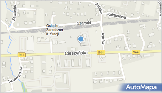 Paczkomat InPost JSN01M, Cieszyńska 493, Jasienica 43-385