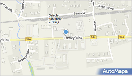 Paczkomat InPost JWZ01BAPP, Cieszyńska 20, Jasienica 43-385