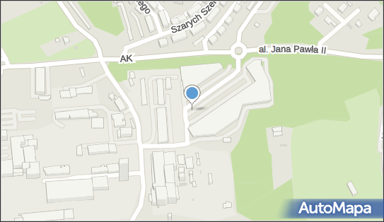 Paczkomat InPost JZD08BAPP, Armii Krajowej 3, Jastrzębie-Zdrój 44-338