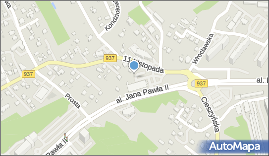 Paczkomat InPost JZD09A, al. Jana Pawła II 2, Jastrzębie-Zdrój 44-330