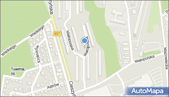 Paczkomat InPost JZD23M, Małopolska 40, Jastrzębie-Zdrój 44-335