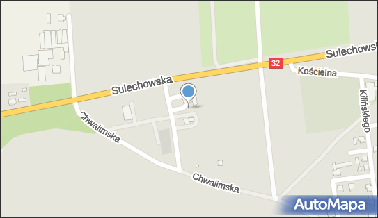 Paczkomat InPost KAA01M, Zielonogórska 2, Kargowa 66-120
