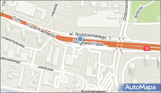 Paczkomat InPost KAT05B, al. Roździeńskiego 14, Katowice 40-201