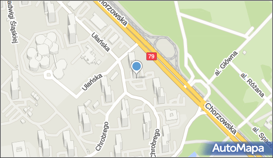 Paczkomat InPost KAT05H, Bolesława Chrobrego 31, Katowice 40-881