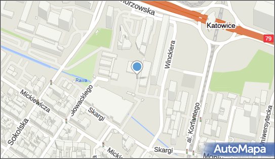 Paczkomat InPost KAT06IM, Sokolska 31, Katowice 40-086