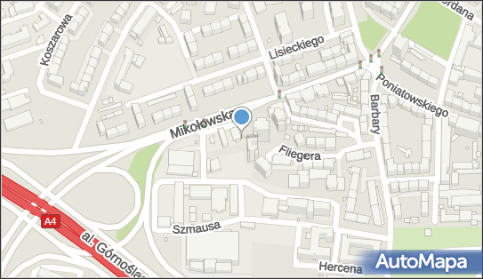 Paczkomat InPost KAT07APP, Mikołowska 58, Katowice 40-063