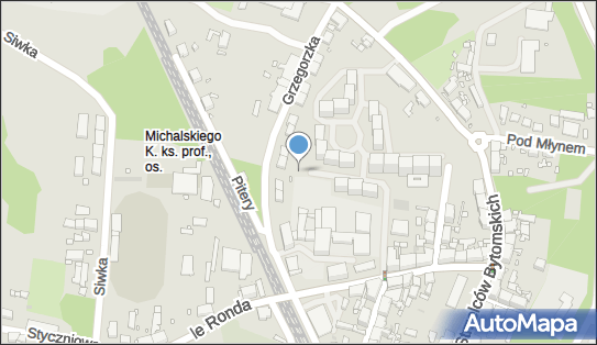 Paczkomat InPost KAT09BAPP, Gen. Henryka Le Ronda 16F, Katowice 40-303