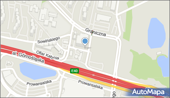 Paczkomat InPost KAT14A, al. Górnośląska 55, Katowice 40-511