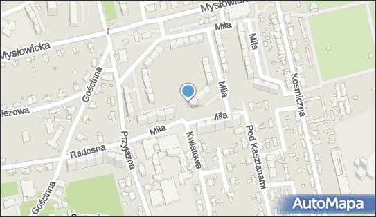 Paczkomat InPost KAT152M, Miła 7B, Katowice 40-464